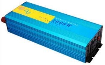 Mavi Renkli Alüminyum alaşımları 2000 Watt saf sinüs dalgası güç çevirici / dönüştürücü